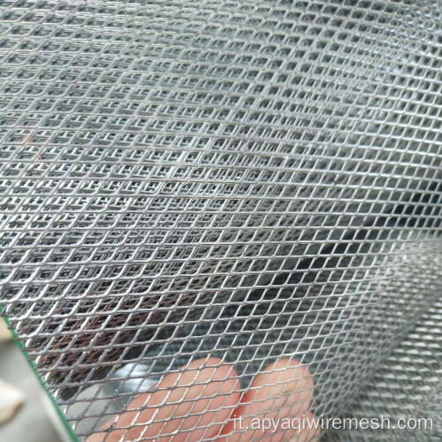 Mesh metallico espanso appiattito galvanizzato 40mmx10mm